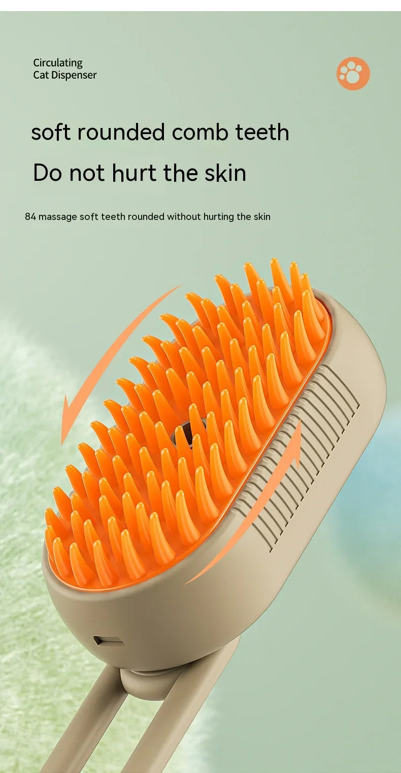 3-in-1 Pet Steam Brush