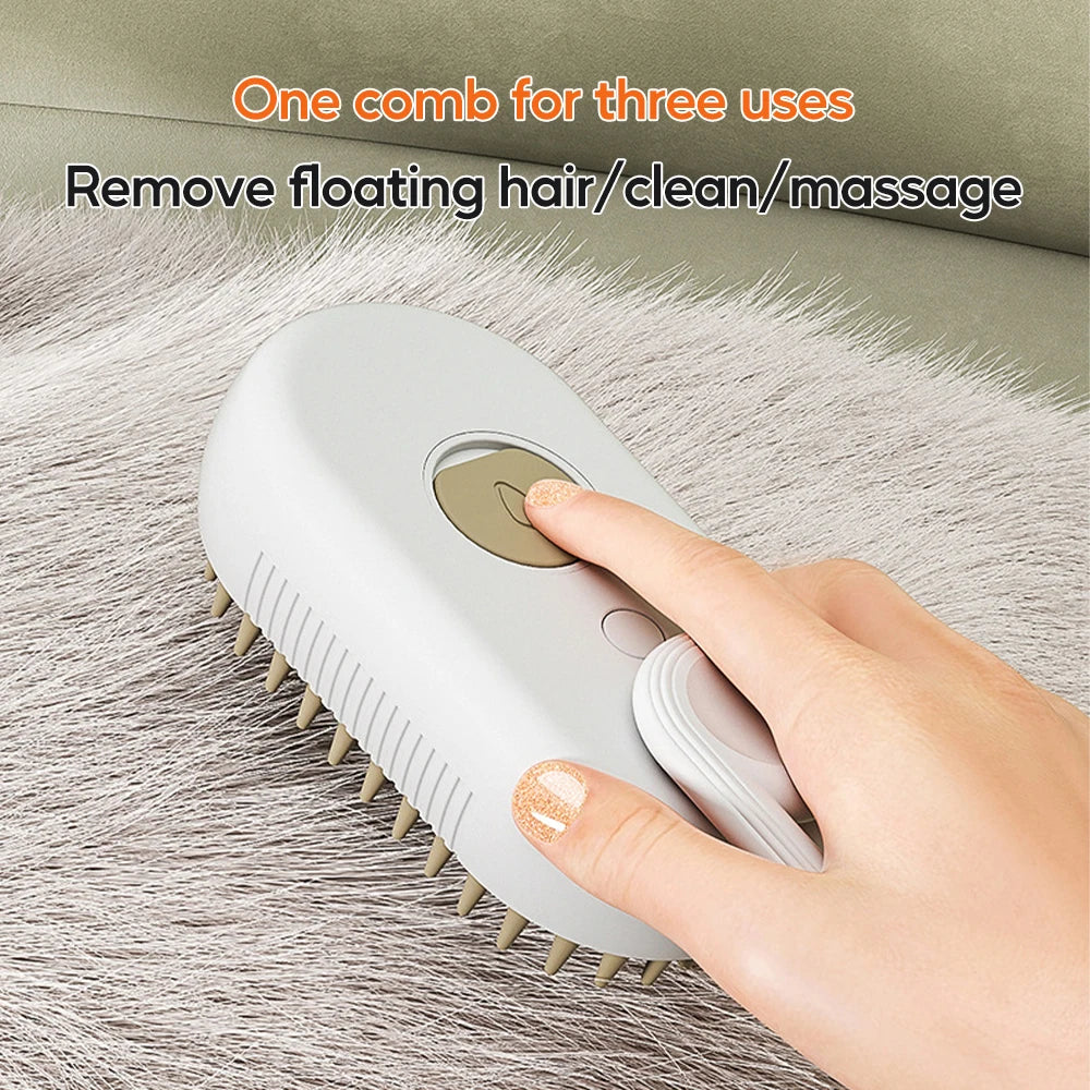 3-in-1 Pet Steam Brush