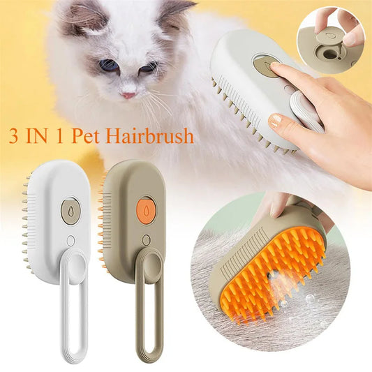 3-in-1 Pet Steam Brush